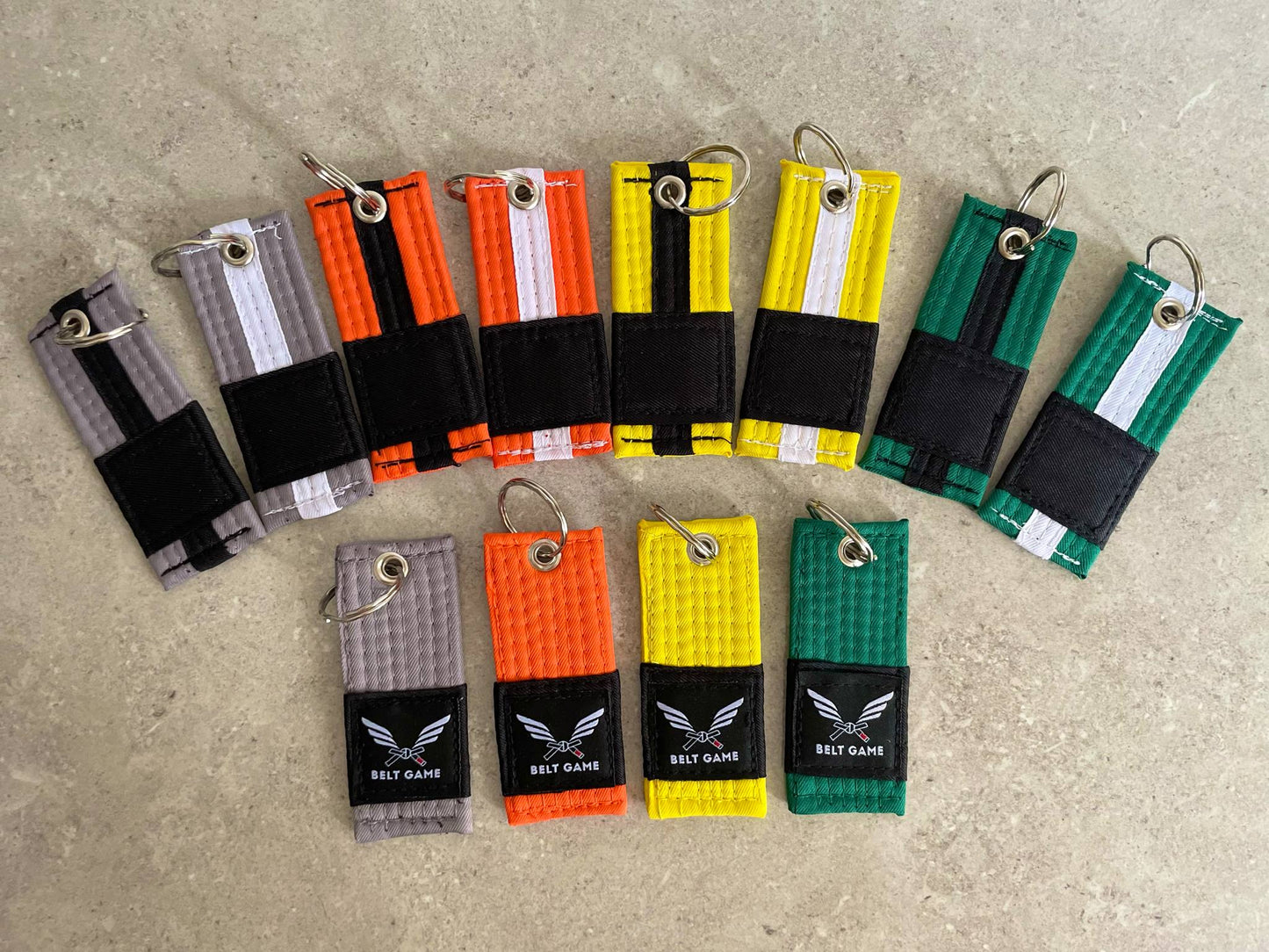 Kids Belt Keychain - STRIPES